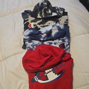 Bundle Of Boys Champion Hoodies